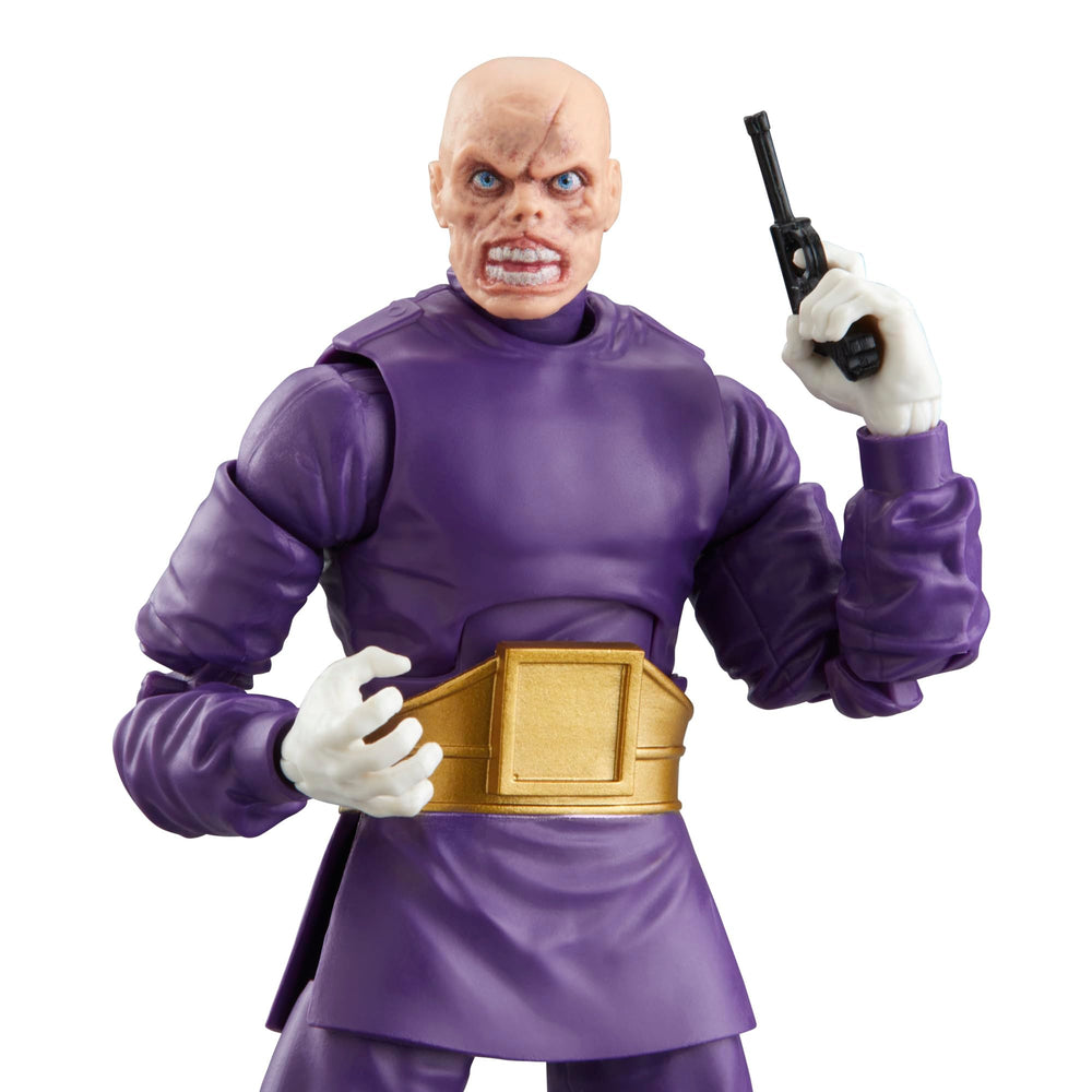 Marvel Arnim Zola 6-inch figure detail highlighting authentic deco.