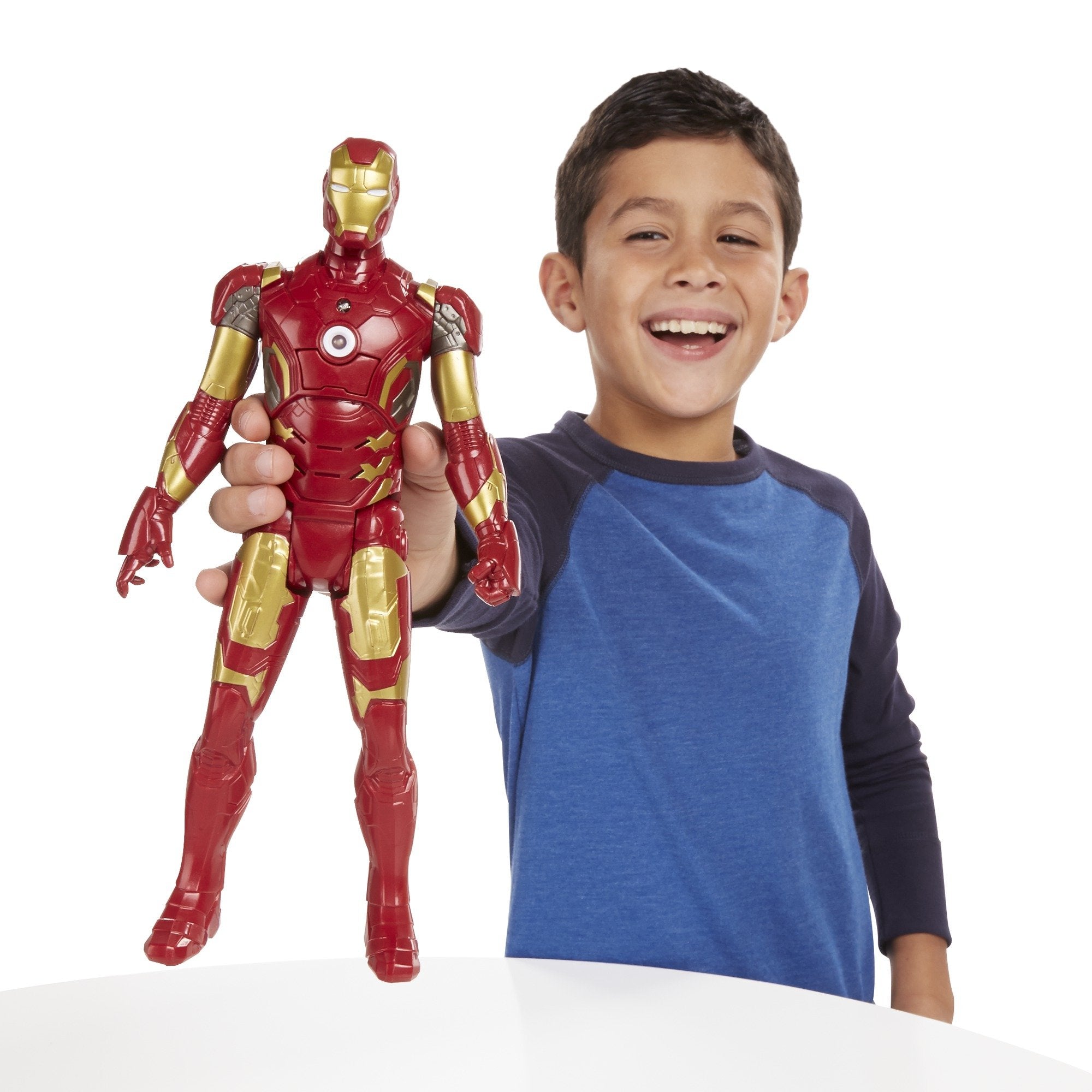 Includes iconic Iron Man phrases for immersive play experiences.