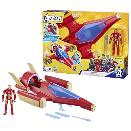 Jet cockpit opens to fit Iron Man for authentic play scenes