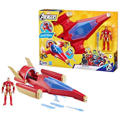 Jet cockpit opens to fit Iron Man for authentic play scenes