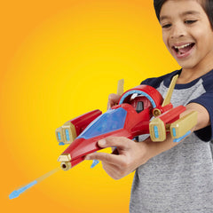 Nose projectile accessory enables imaginary hero missions