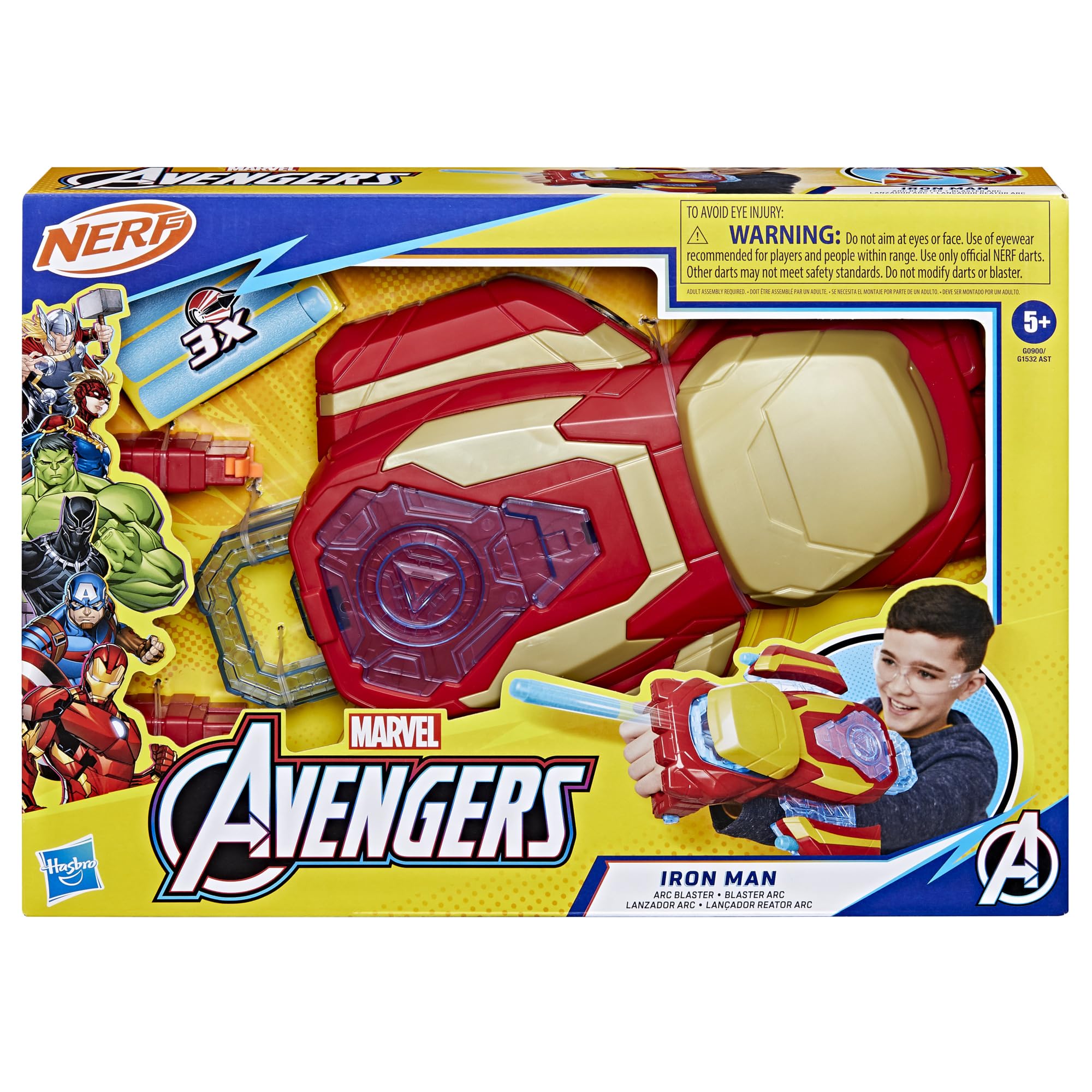 Marvel Avengers Iron Man Arc Blaster priming handle ready for action