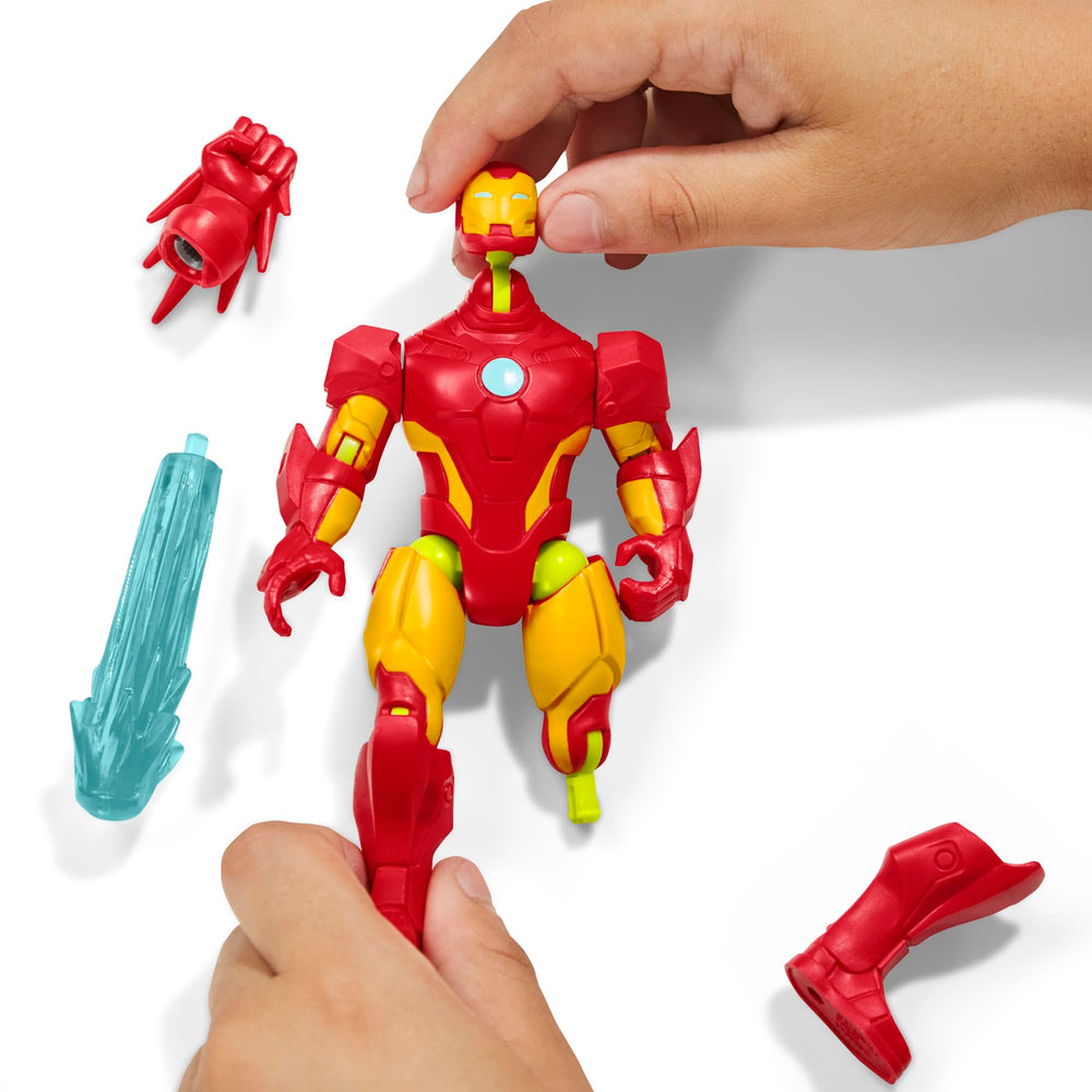 Blue repulsor blast accessory for Marvel Avengers MixMashers action-ready display