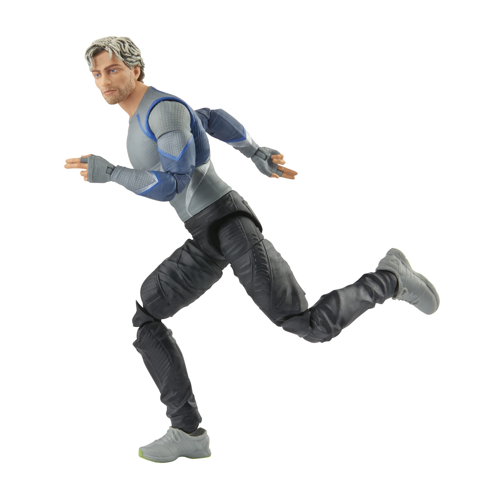 Premium detailing and textured costume on Quicksilver figure