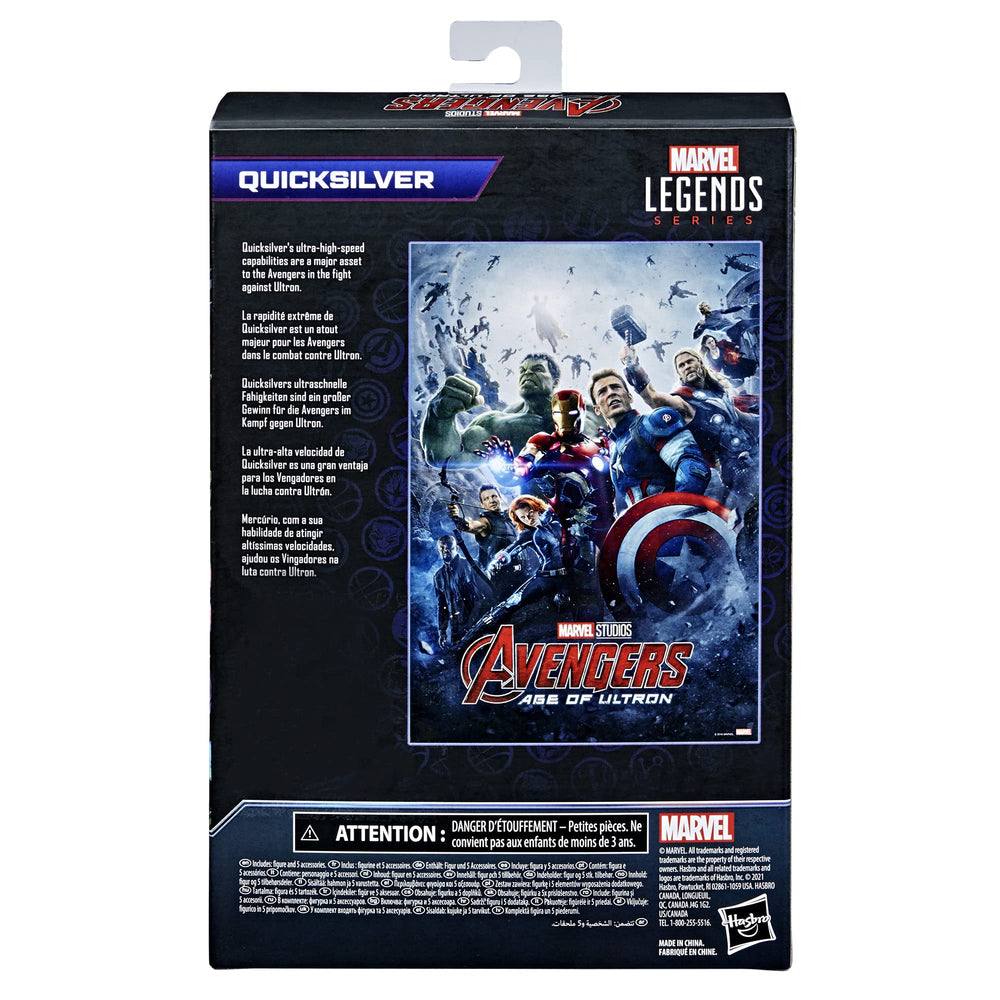 Interchangeable hands on the Quicksilver figure for expressive poses