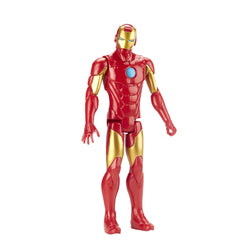 Classic Iron Man design from Marvel invites nostalgic, heroic play.