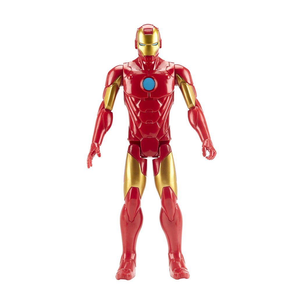 Blast Gear launcher attachment on Iron Man backport for extra play options.
