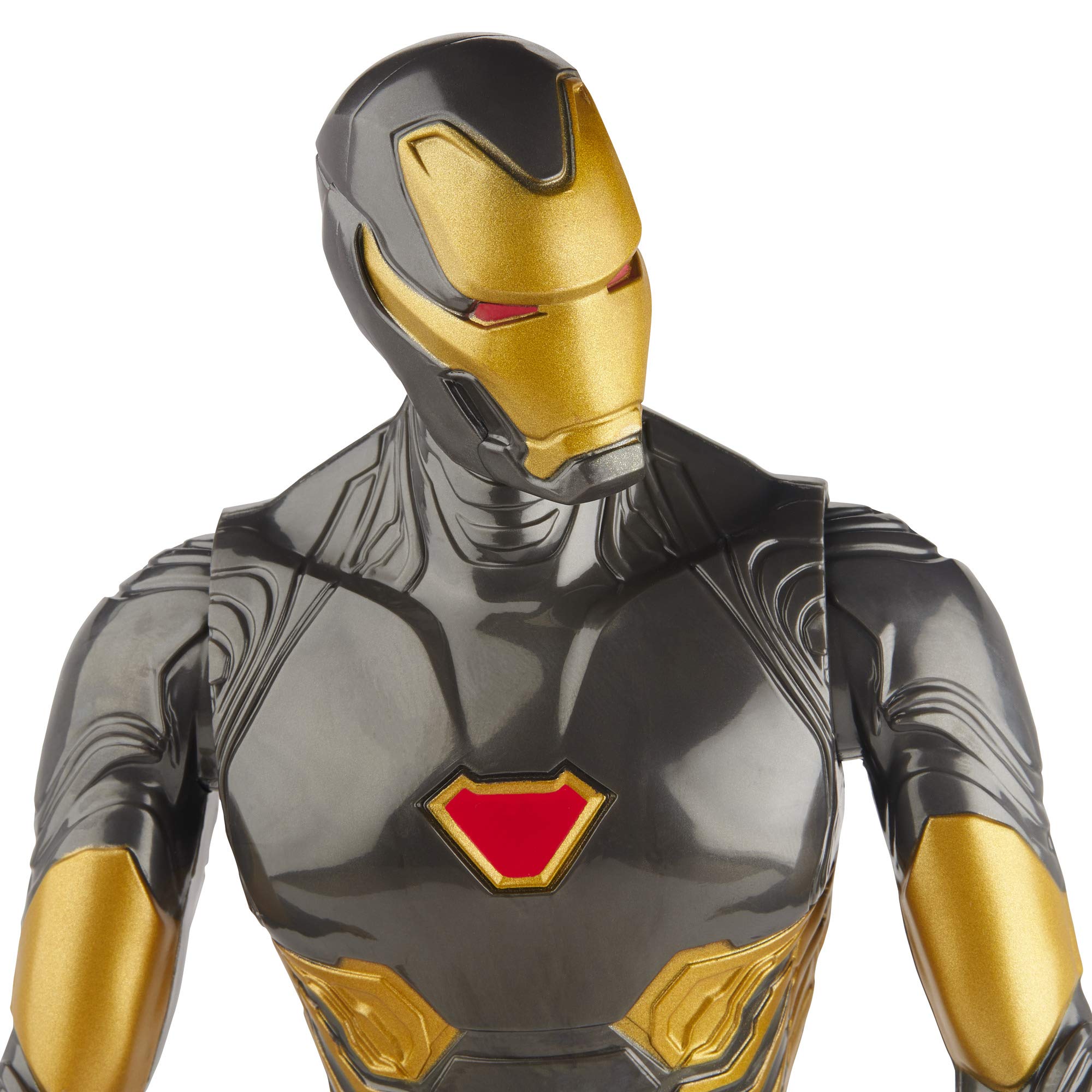 Packaging-ready Marvel Iron Man figure as a display piece for fans.