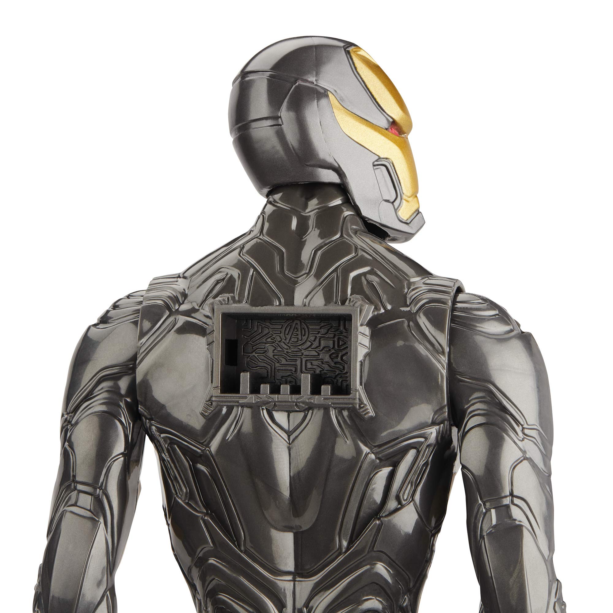12-inch scale Iron Man figure matches big-screen-style hero play.