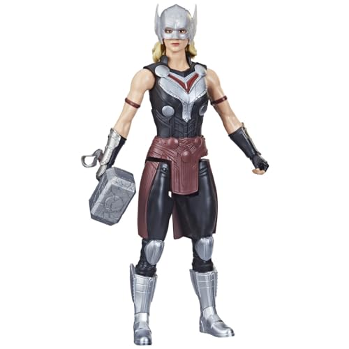 Mighty Thor with detachable Mjolnir accessory for pretend battles