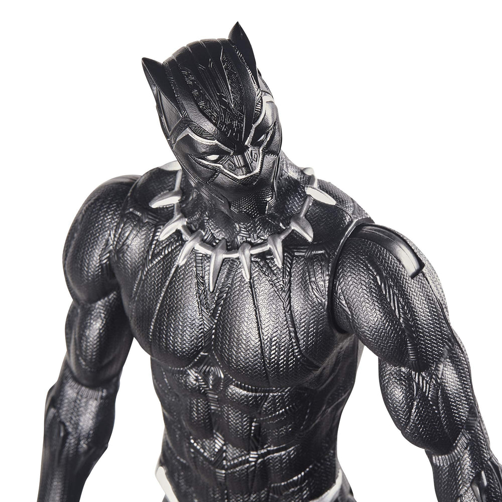 Marvel Black Panther 12-inch figure close-up showing armor details