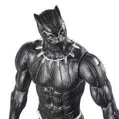 Marvel Black Panther 12-inch figure close-up showing armor details