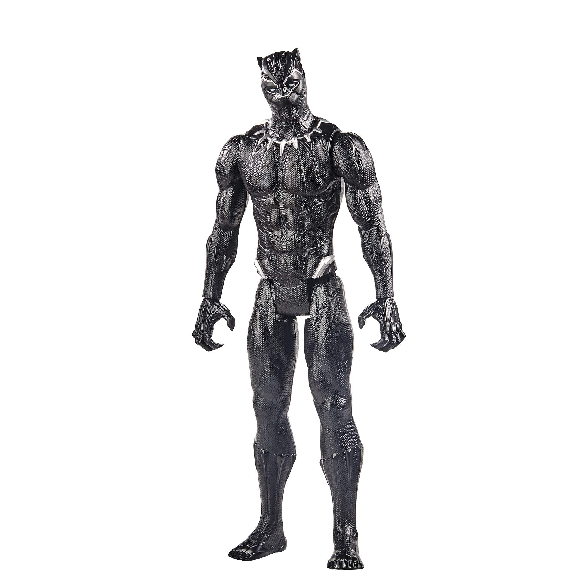 Marvel Black Panther 12-inch figure joins group play with others
