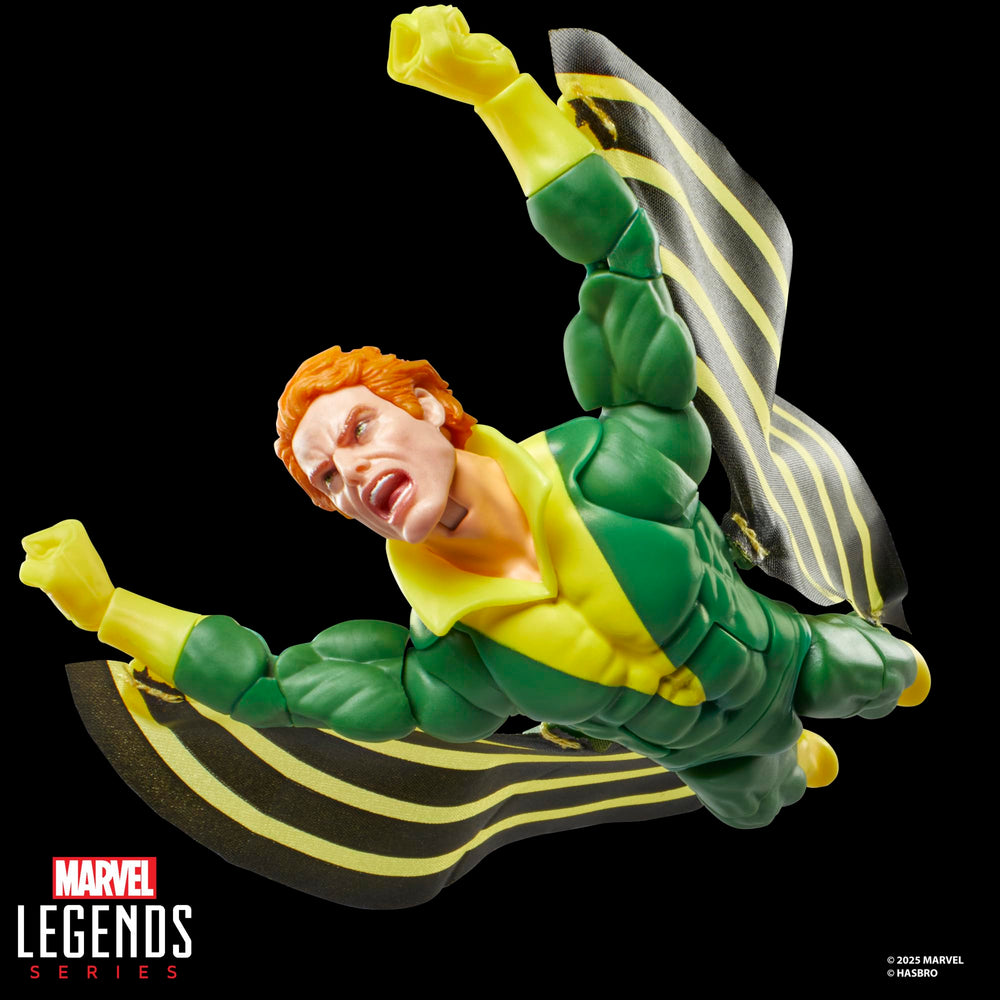 Marvel's Banshee fully articulated figure enables versatile posing.