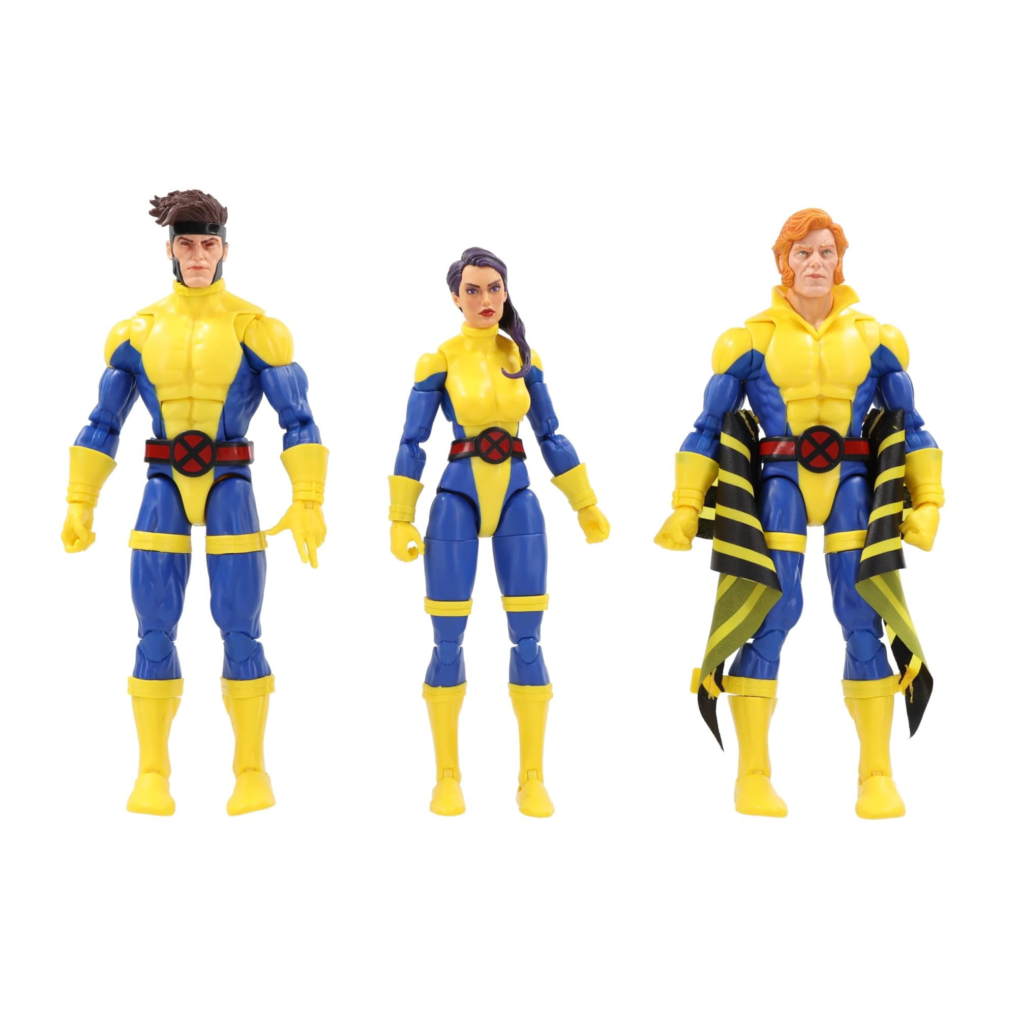 Marvel Banshee figure front view with sonic scream head accessory for dynamic display