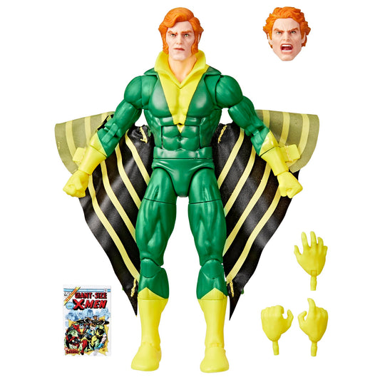Marvel's Banshee figure with Giant-Size X-Men cover for dramatic shelf display.