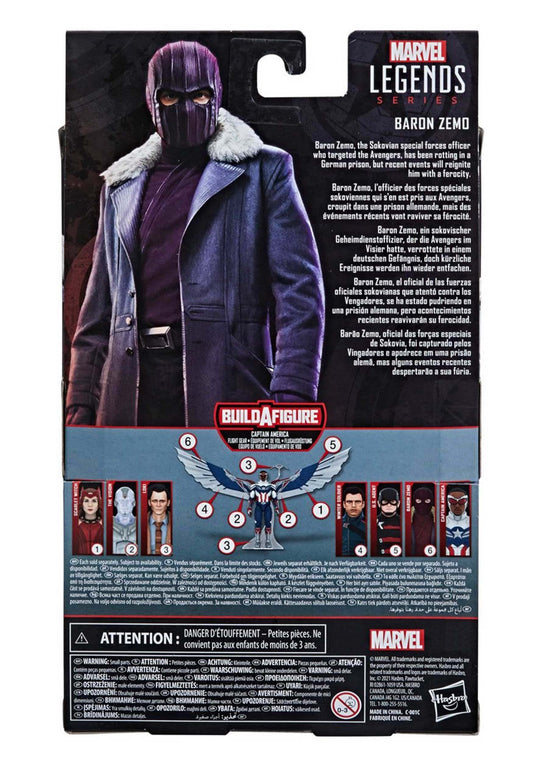 Marvel Baron Zemo 6-inch figure articulation highlights dynamic posing options