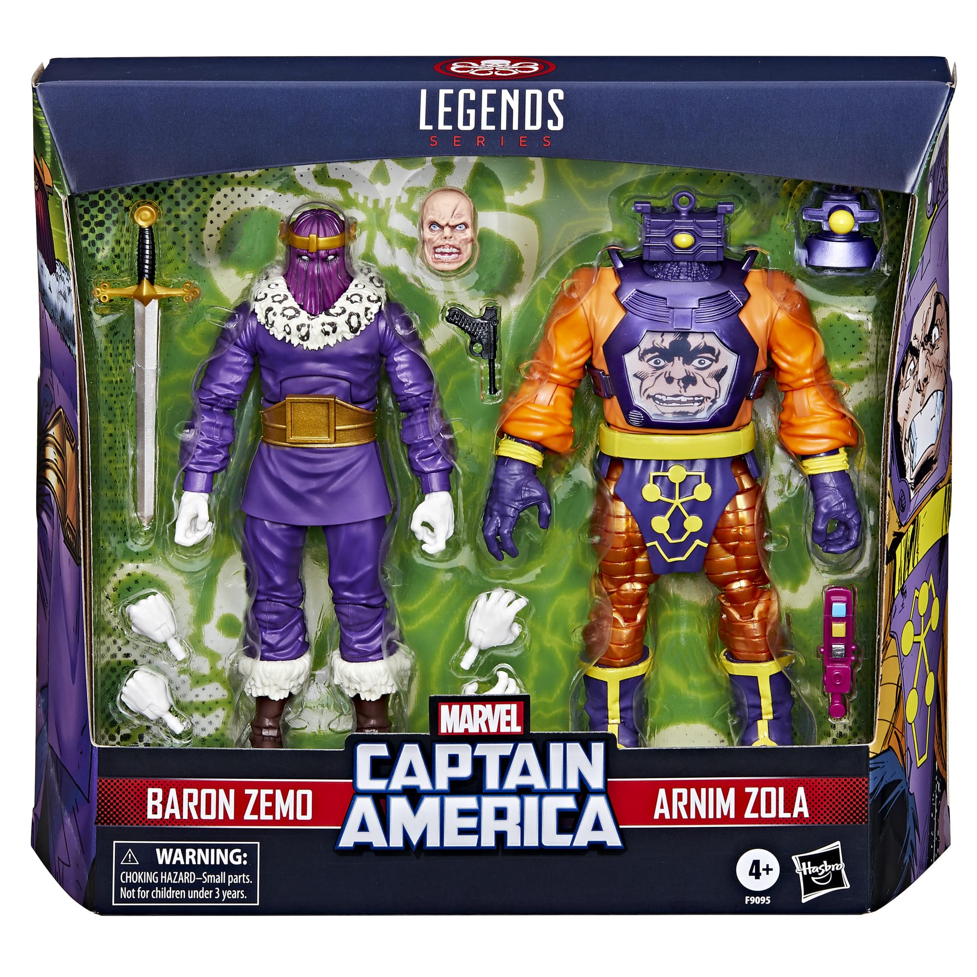 Marvel Baron Zemo 6-inch figure detail suitable for display and photography.