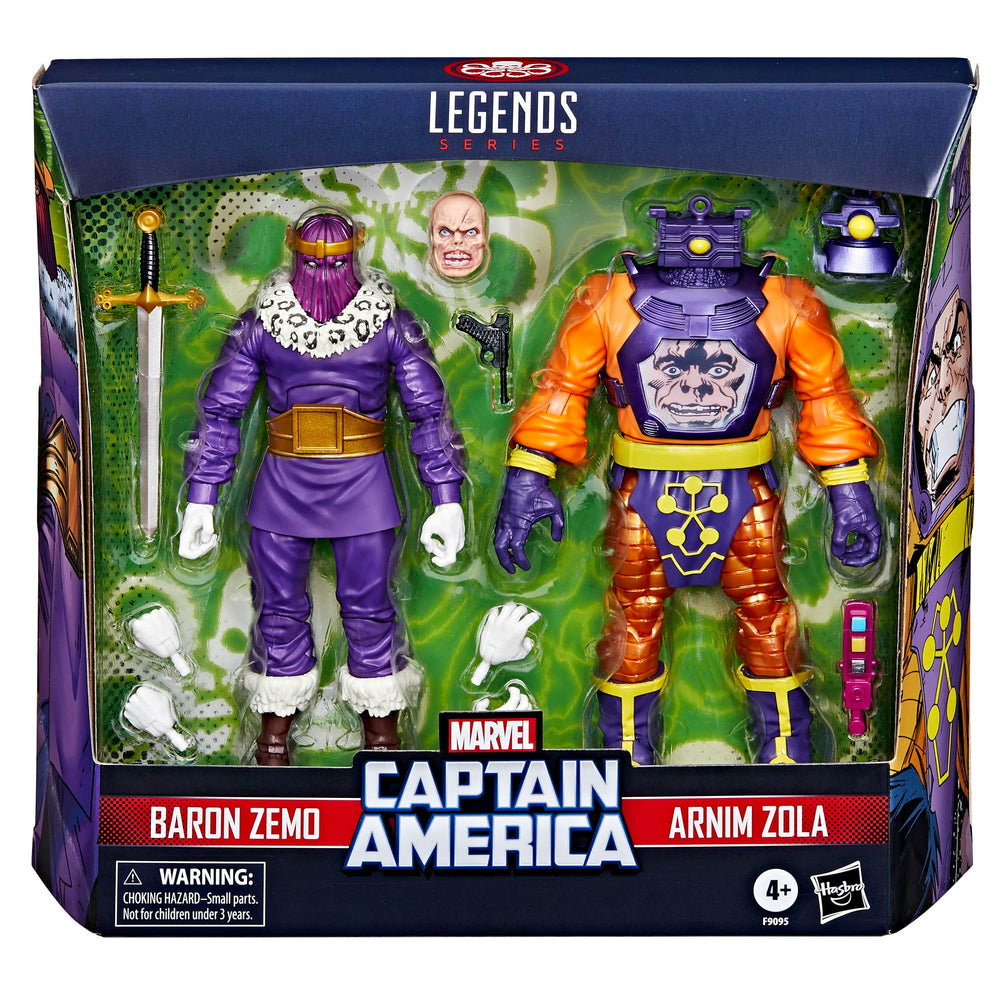 Marvel Baron Zemo 6-inch figure detail suitable for display and photography.