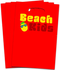 Marvel Beach Kids loot bags for Avengers birthday parties