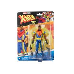 Marvel Bishop figure back view reveals cape detailing and articulation.