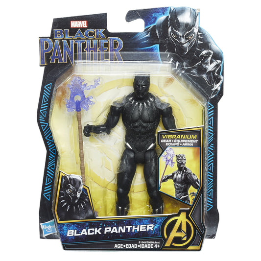 Marvel Black Panther 6-Inch figure showing articulation poseability for dynamic scenes
