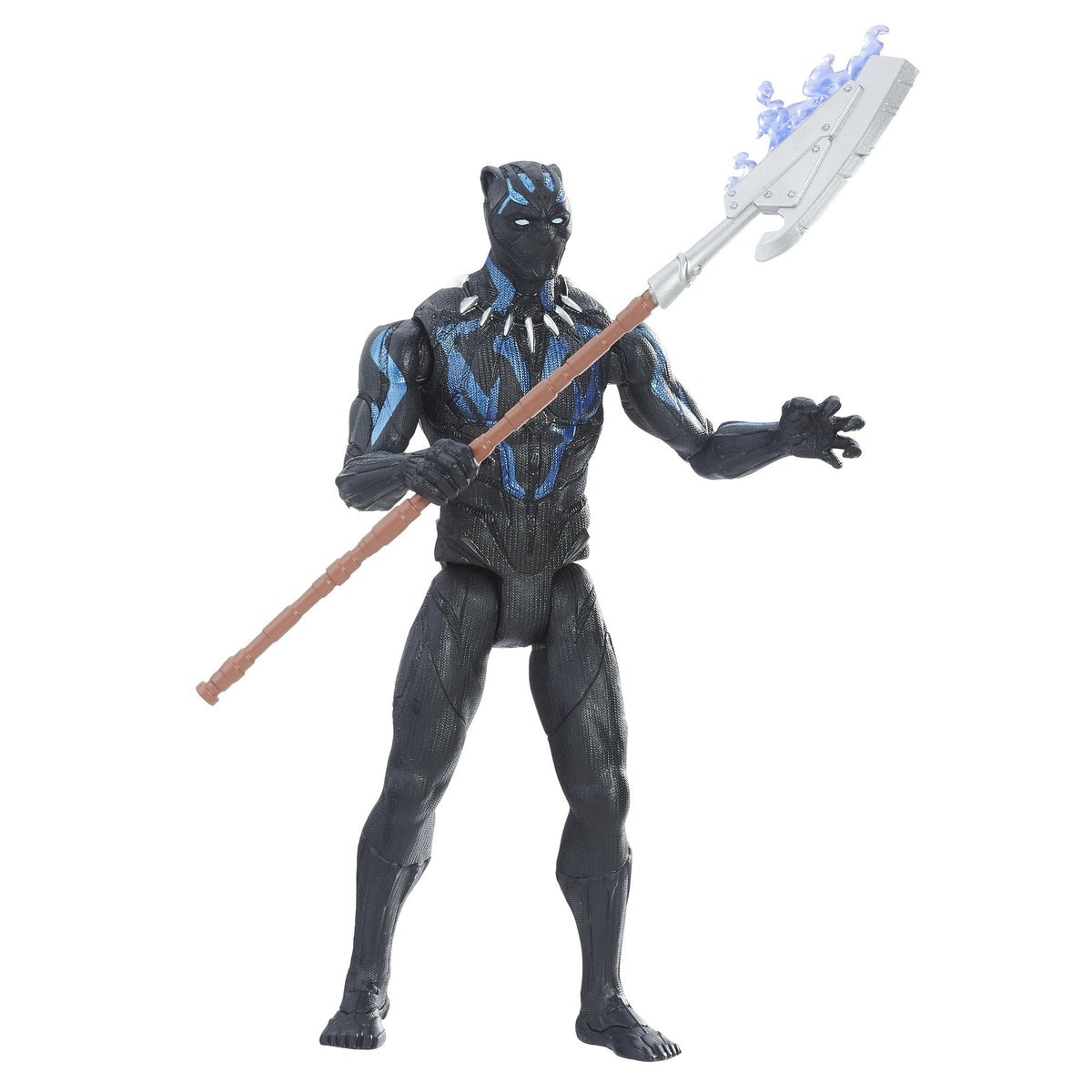 Marvel Black Panther 6-inch figure front view, ideal for display and imaginative play