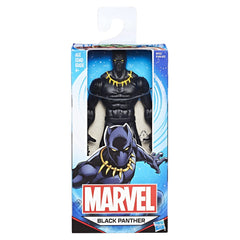 Close-up of Panther eyes and sculpted armor with authentic Marvel detail.