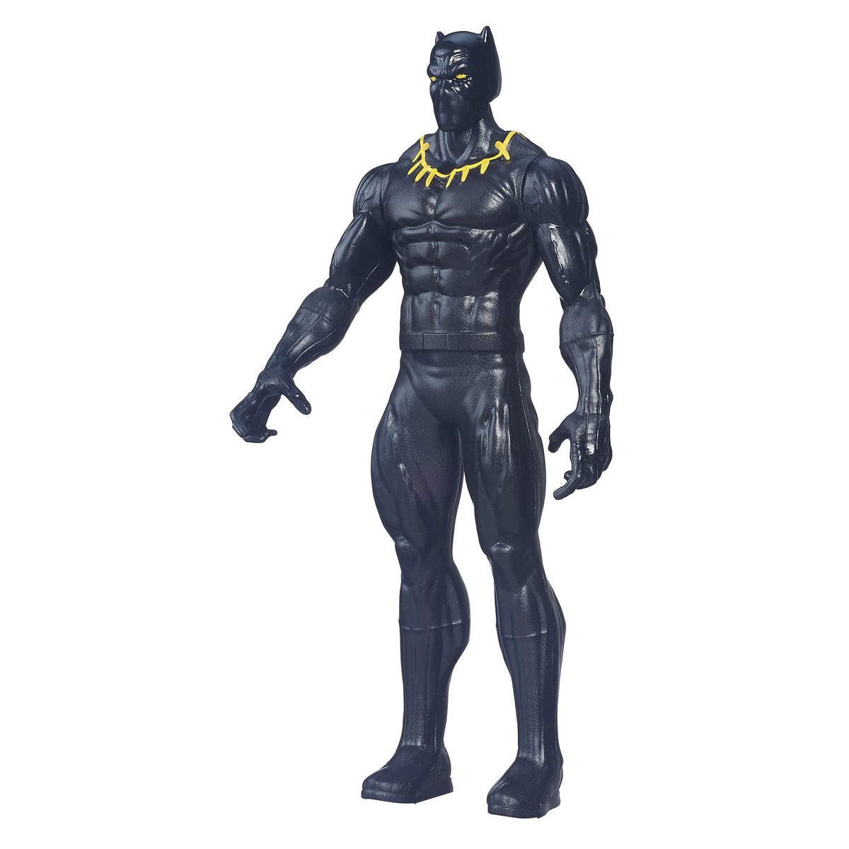 Marvel Black Panther 6-inch figure by Hasbro, front view, ideal for action play and display.
