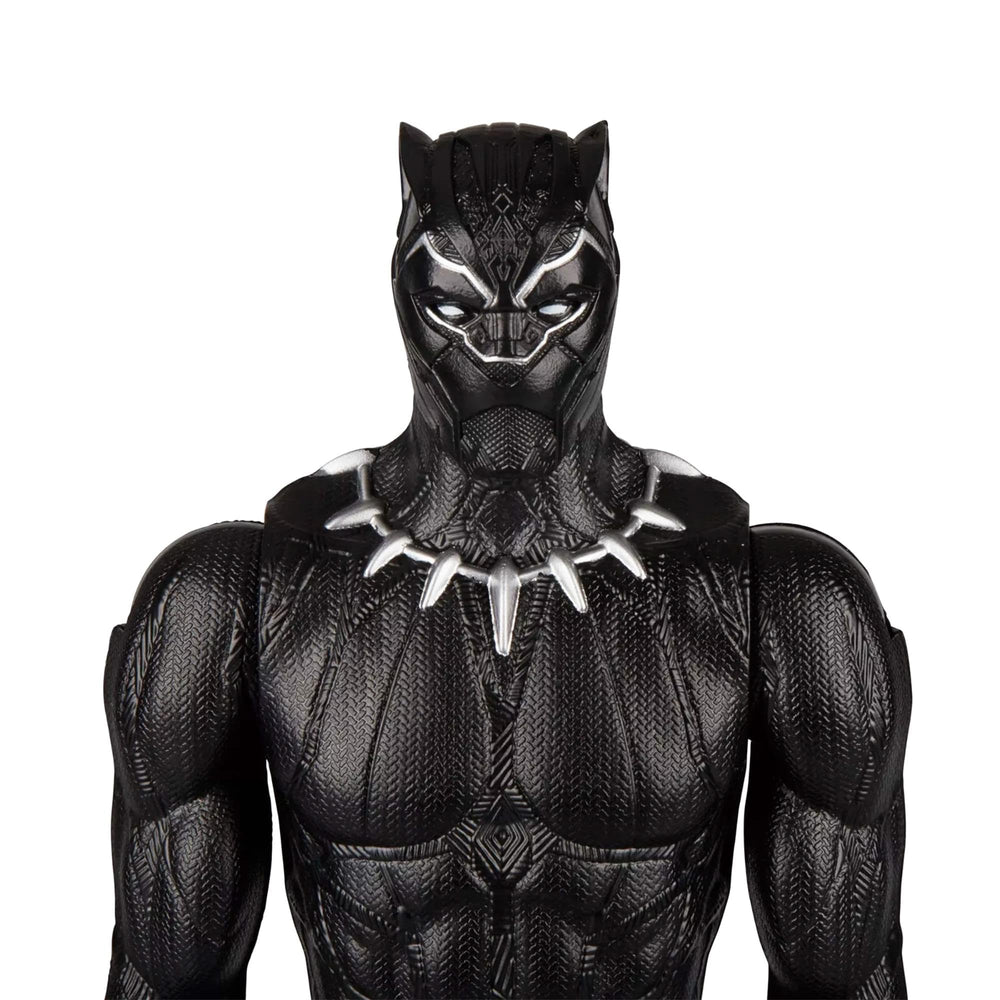 Display-ready Marvel Black Panther Titan Hero 12-inch figure with other Titans