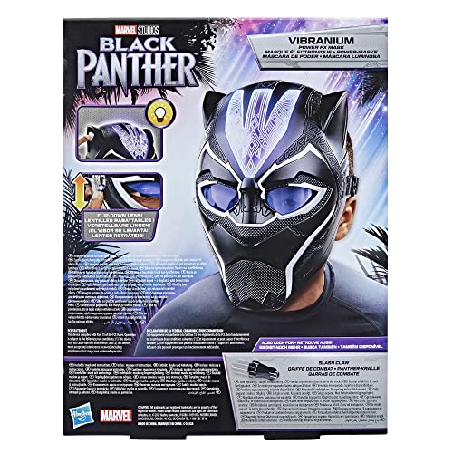Kids playtime with Marvel Black Panther Vibranium Power FX Mask