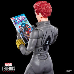 Fully articulated Black Widow figure enables versatile posing and dynamic shelf scenes.