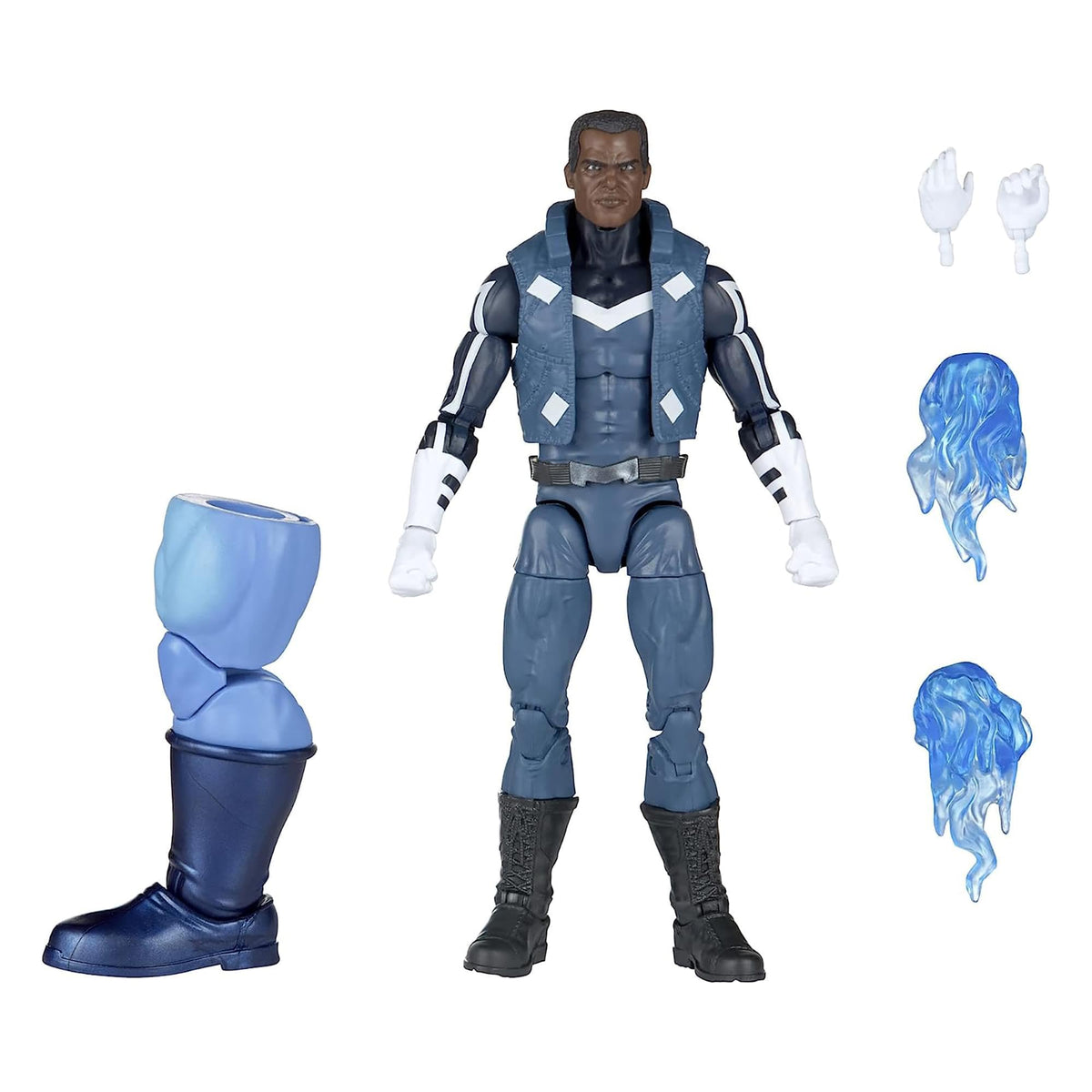 Marvel Blue Marvel Ultimates figure front-view for dynamic posing and display.