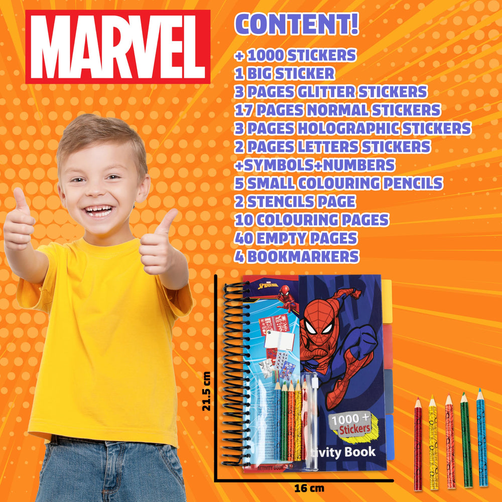 Marvel Boys Sticker Book: creative activities encourage screen-free play