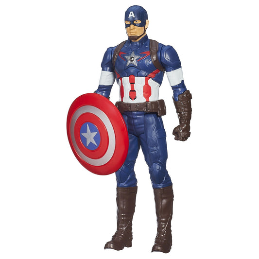 Marvel Captain America 12-inch figure ready for action poses and display