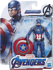 Captain America shield accessory for 6-inch Marvel figure play.