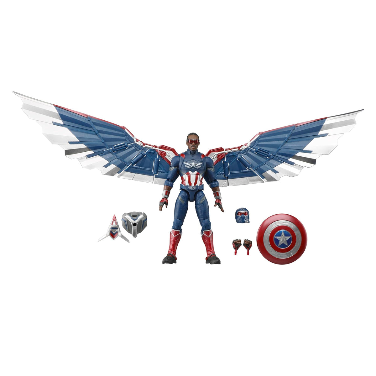 Marvel Captain America Brave New World 6-inch figure ready for dynamic posing.