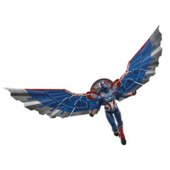 Marvel Captain America deluxe figure poseable legs for fluid poses.