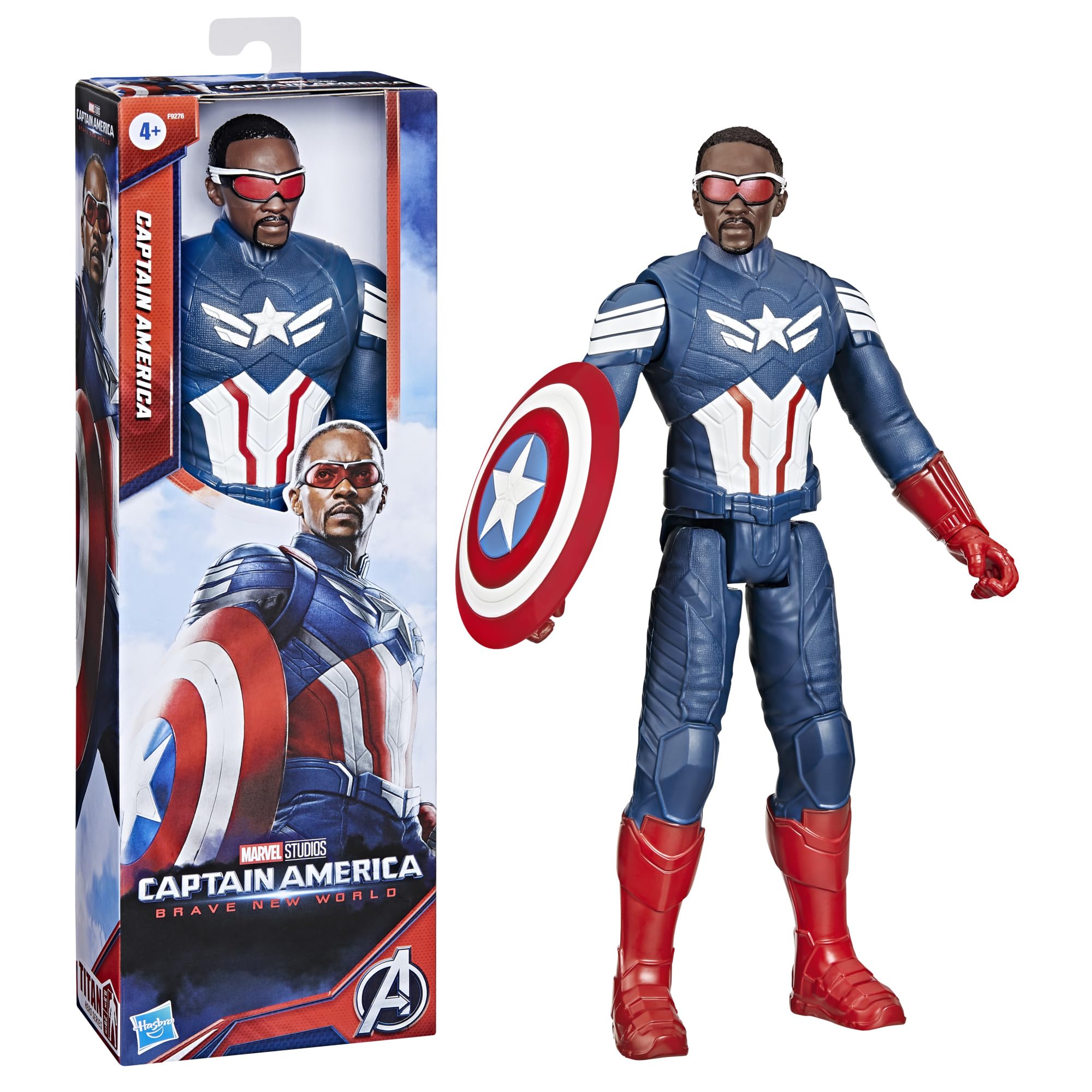 Marvel Captain America Brave New World display box for collectors.