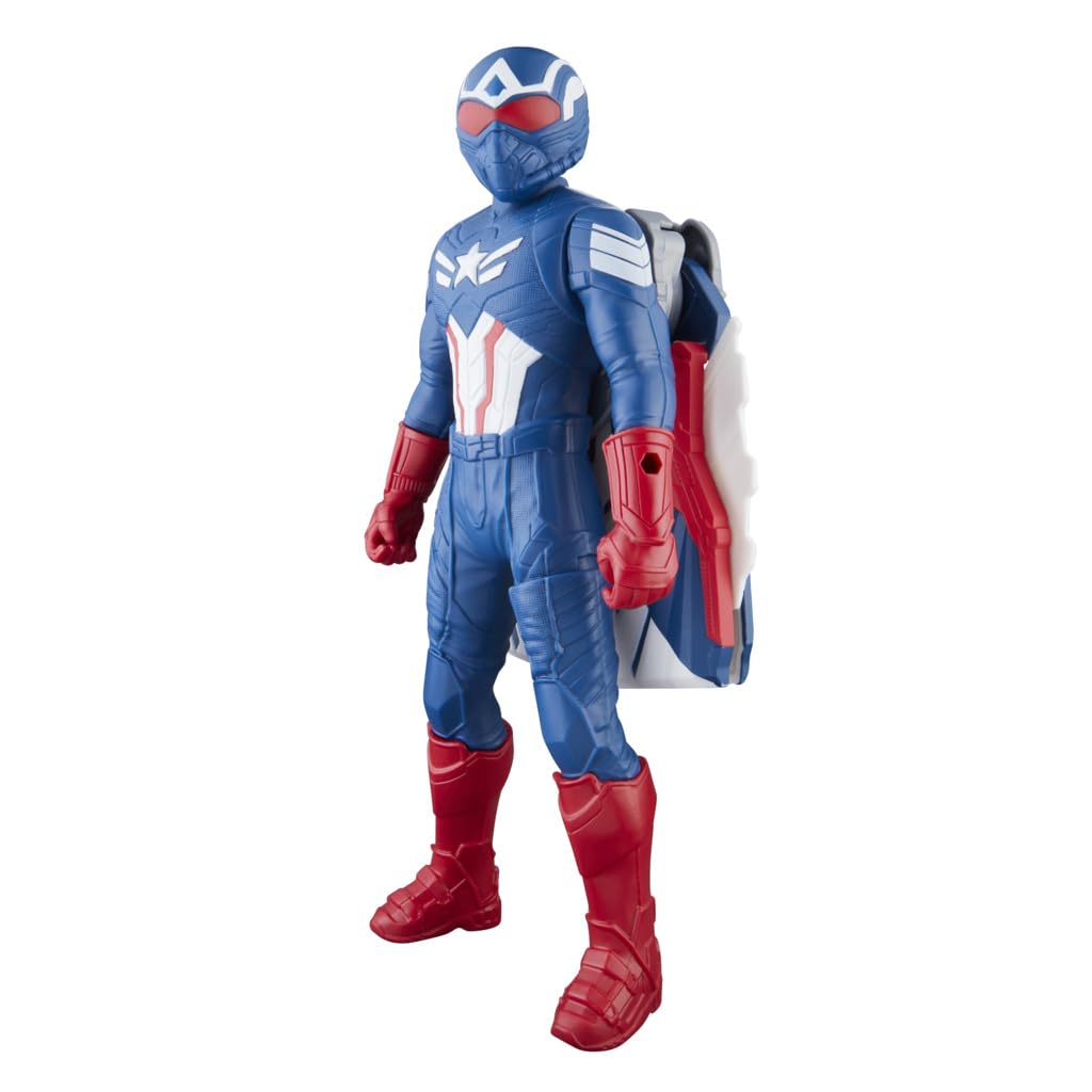 Bright red, white, and blue colors attract attention