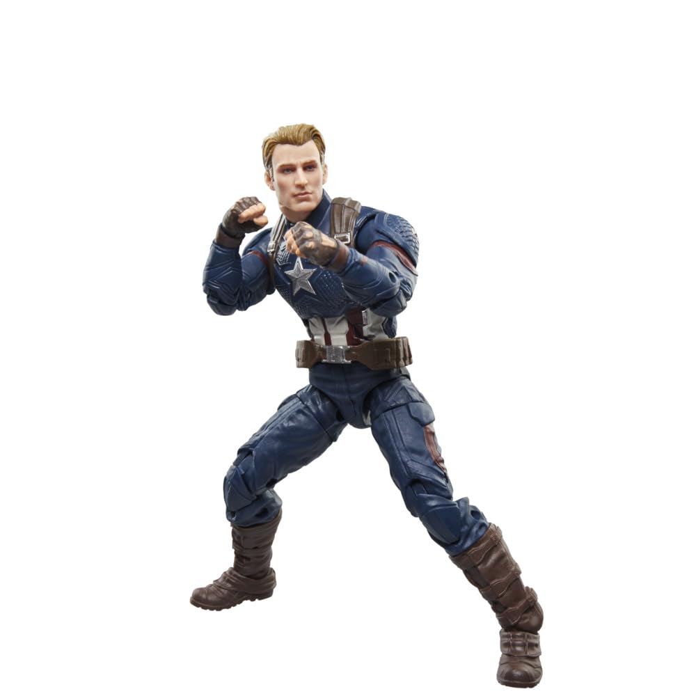 Marvel Captain America Endgame alternate portrait head for customized expressions.