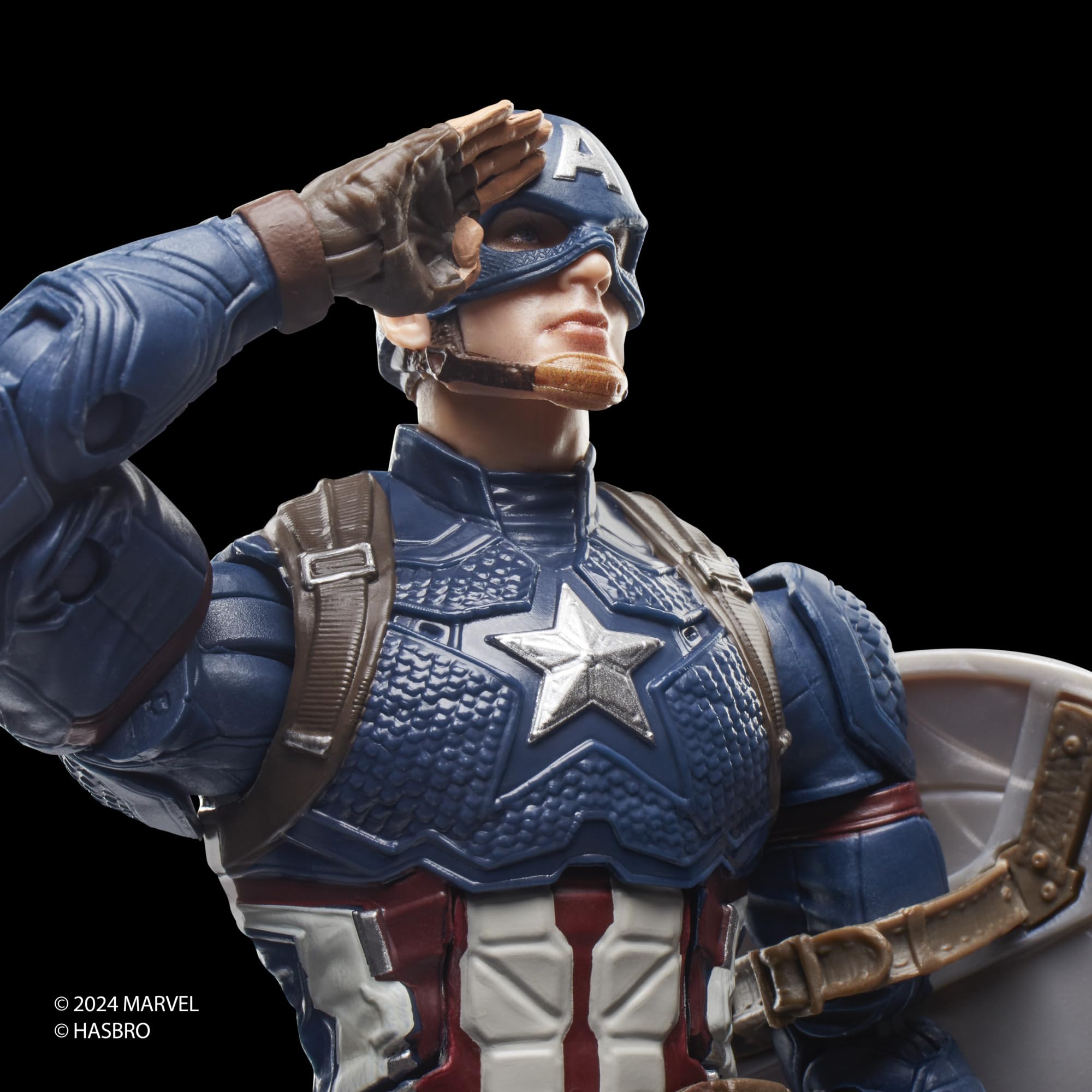 Marvel Captain America Endgame 20+ articulation points enable dynamic shelf poses.