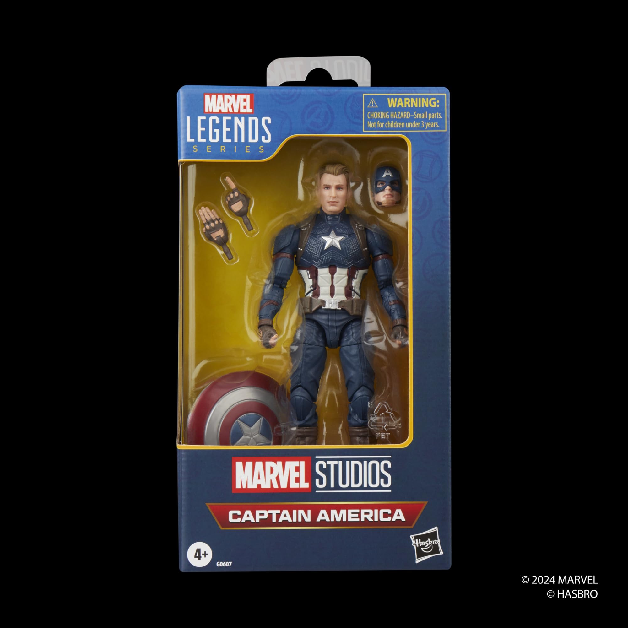 Marvel Captain America Endgame shield included for dynamic posing and display.