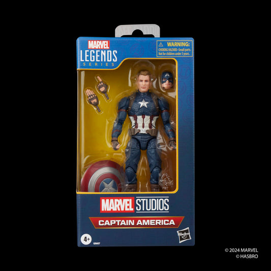 Marvel Captain America Endgame shield included for dynamic posing and display.