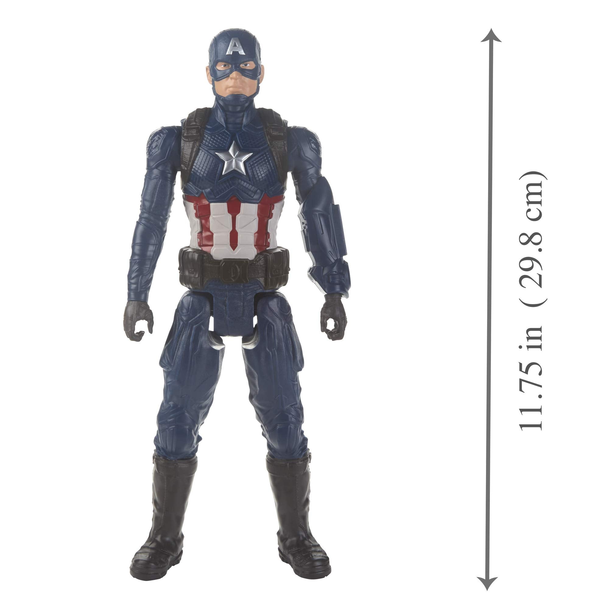 Marvel Captain America pose-ready hero for imaginative battles.