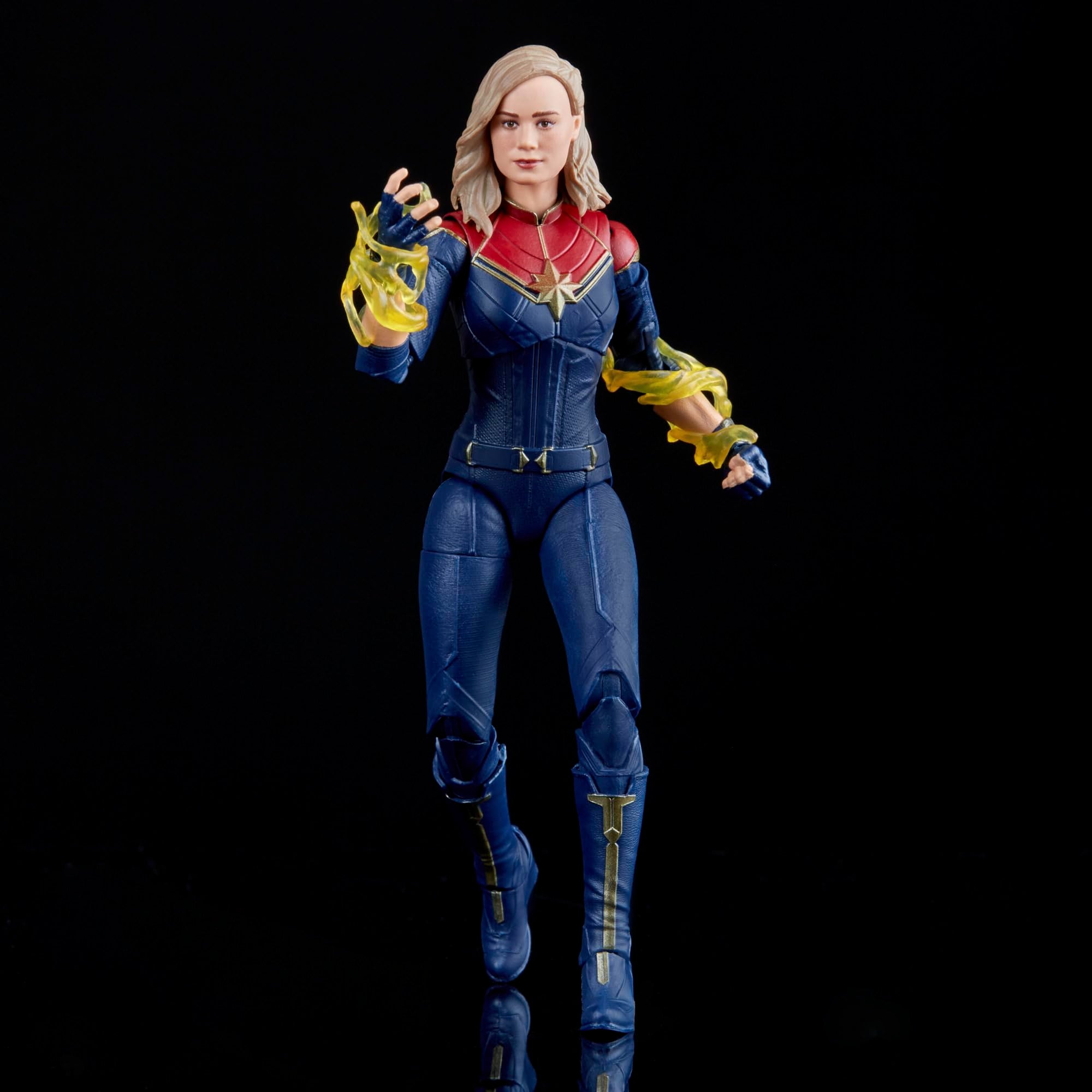 Marvel Captain Marvel The Marvels 6-Inch figure in-packaging ideal for gift-ready unboxing and shelf setup.