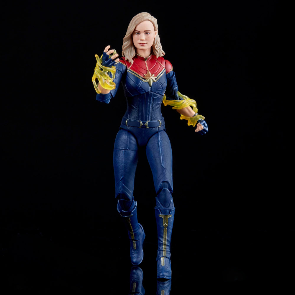 Marvel Captain Marvel The Marvels 6-Inch figure in-packaging ideal for gift-ready unboxing and shelf setup.