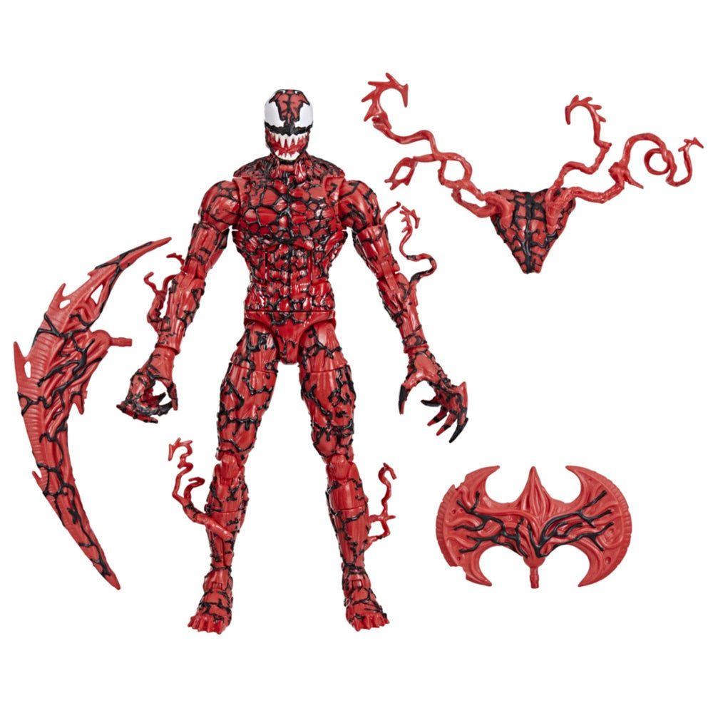 Marvel Carnage figure front view with comic-inspired design for display