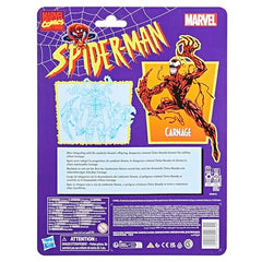 Marvel Carnage figure with spear accessory for action-ready setup