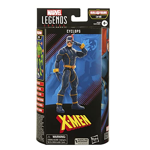 Marvel Cyclops figure articulation pose showcases dynamic action-ready stance